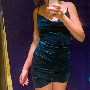 Dark green dress